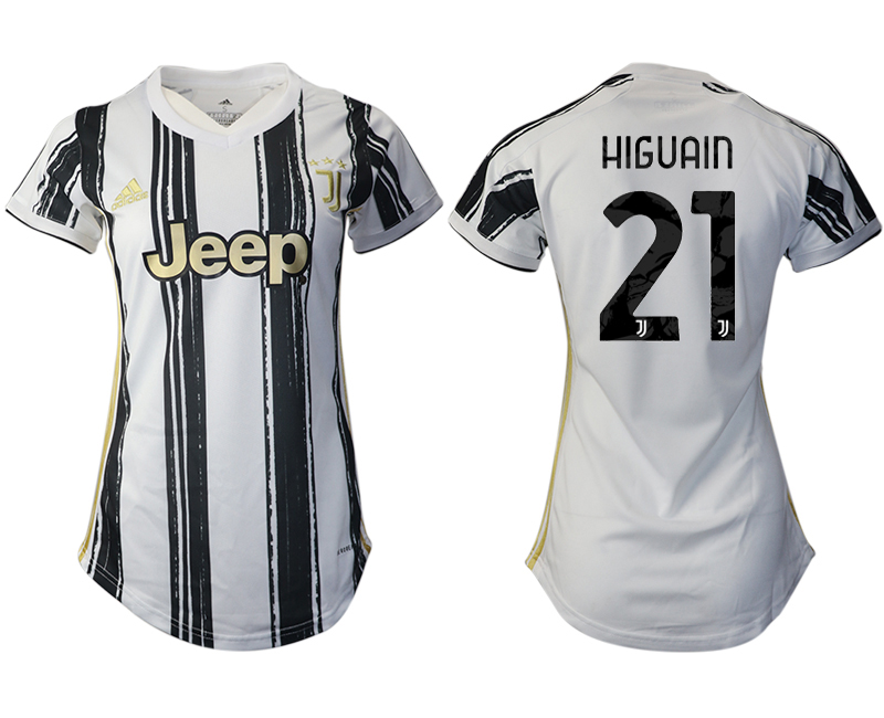 Women 2020-2021 Juventus home aaa version #21 white Soccer Jerseys